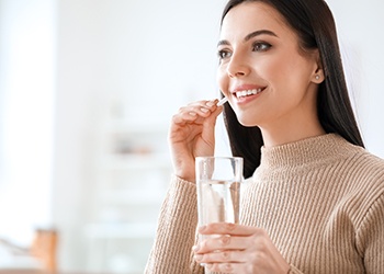 Patient in Midland taking oral conscious sedation