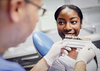 Midland patient smiling after teeth whitening